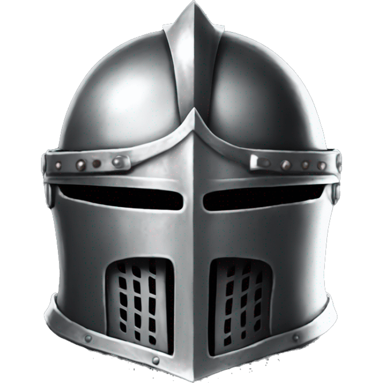 metal knight helmet with visor dark souls emoji