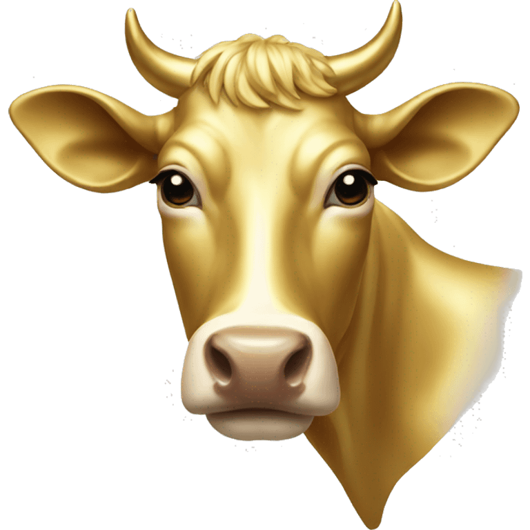 gold cow emoji