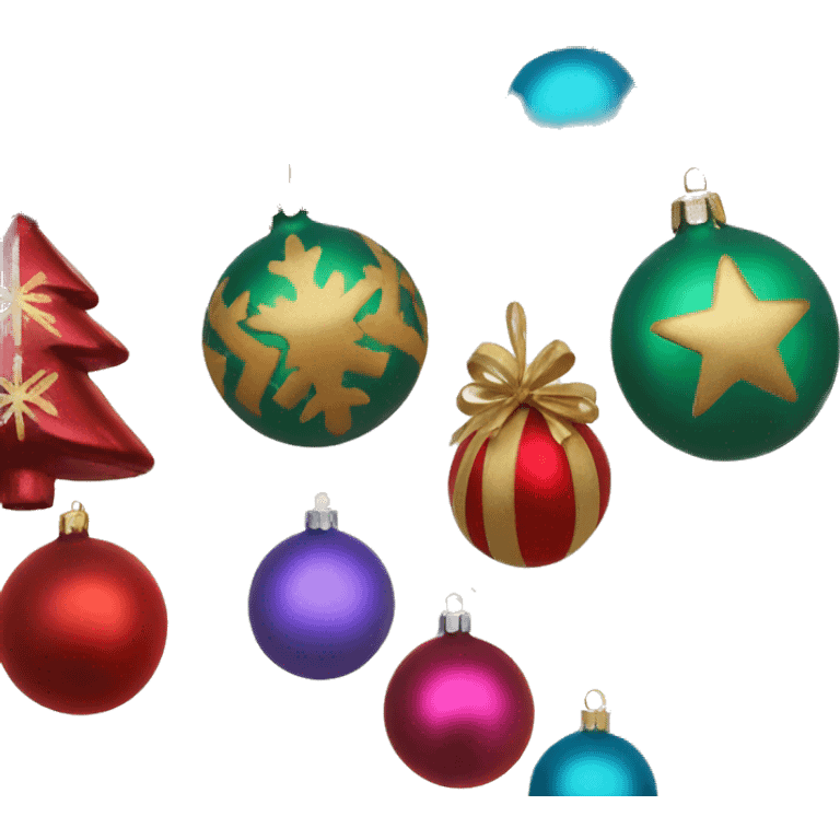 Christmas ornaments aesthetic  emoji