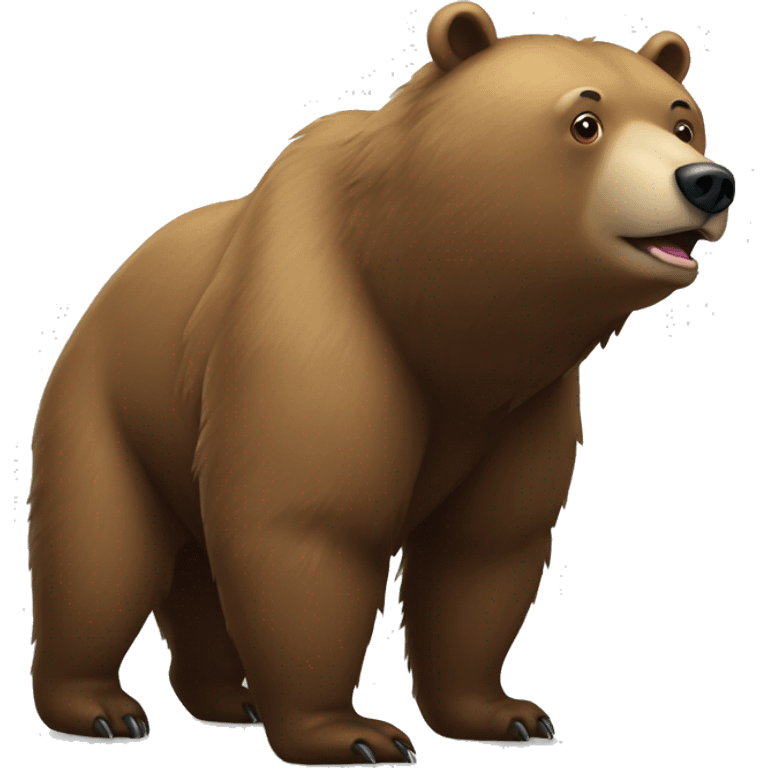 bear on all fours emoji