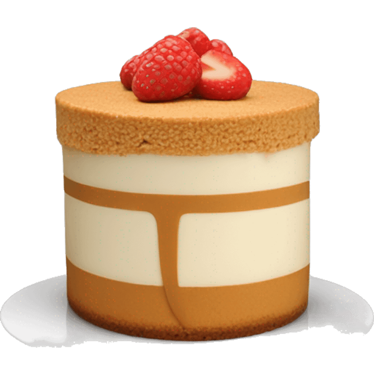 Biscoff cheesecake emoji