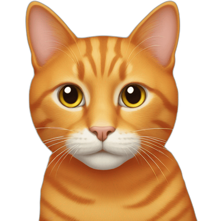 Orange cat emoji