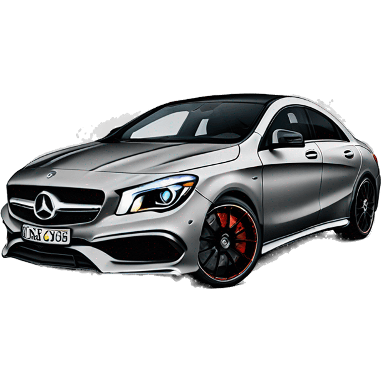 mercedes amg cla 45 4matic emoji