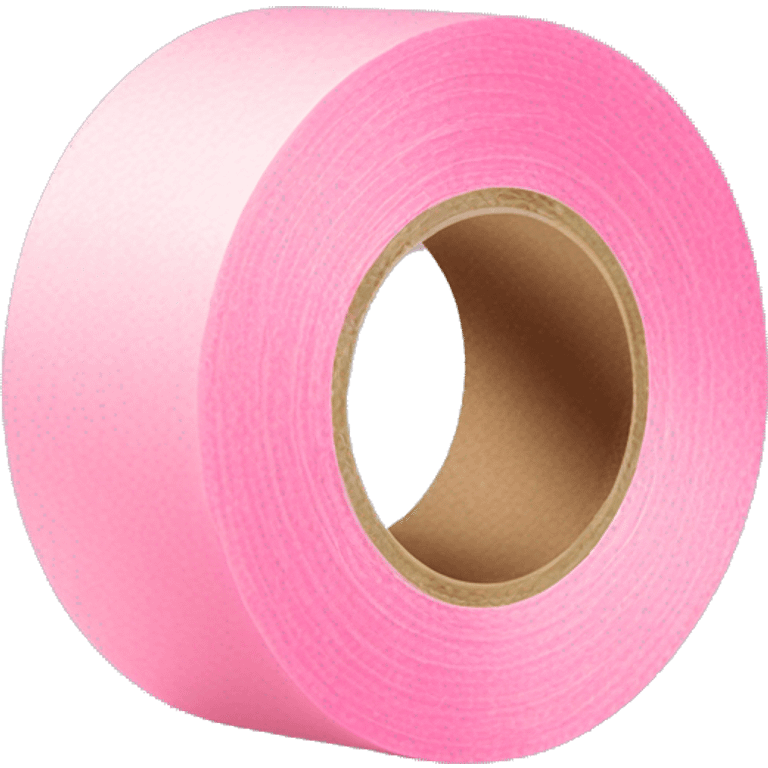 a mat of decorative pastel pink scotch tape emoji