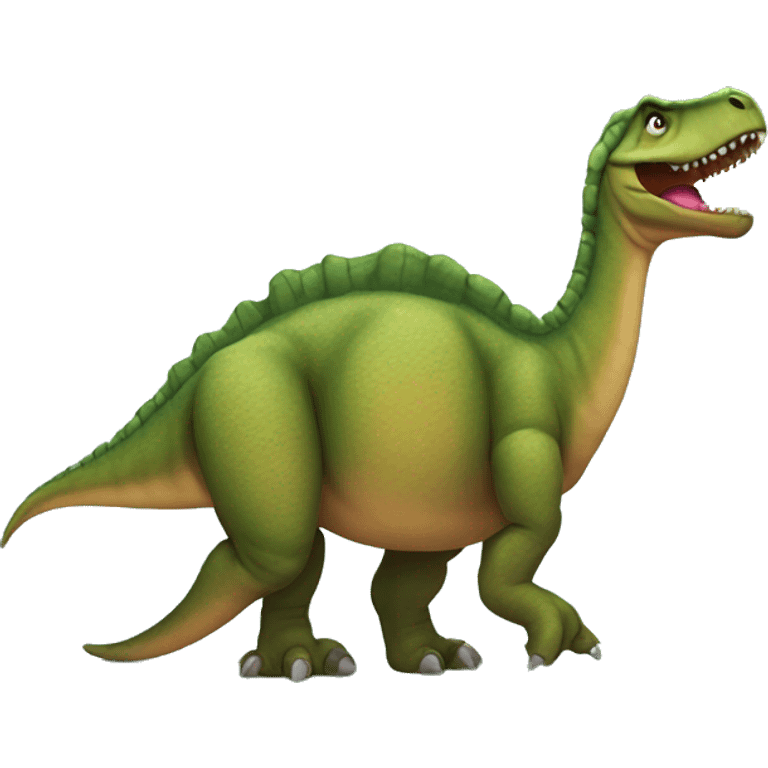 dinosour with big butt emoji