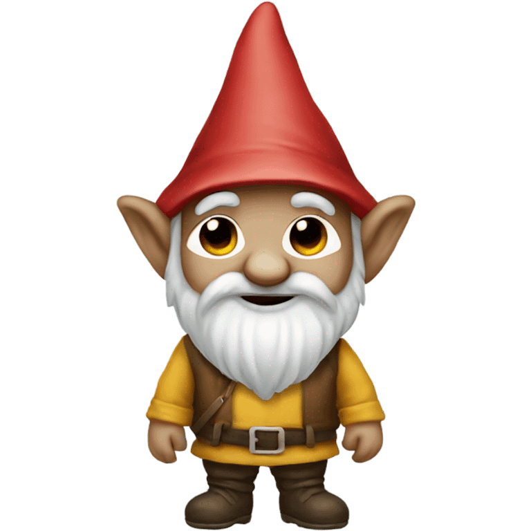 Gnome with no eyes emoji