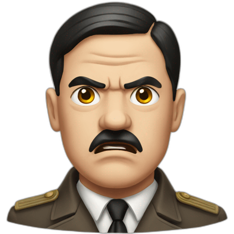 Hitler ungry emoji