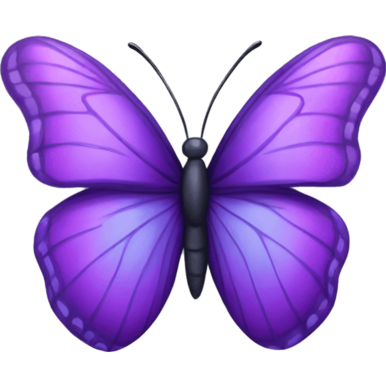 Purple butterfly emoji