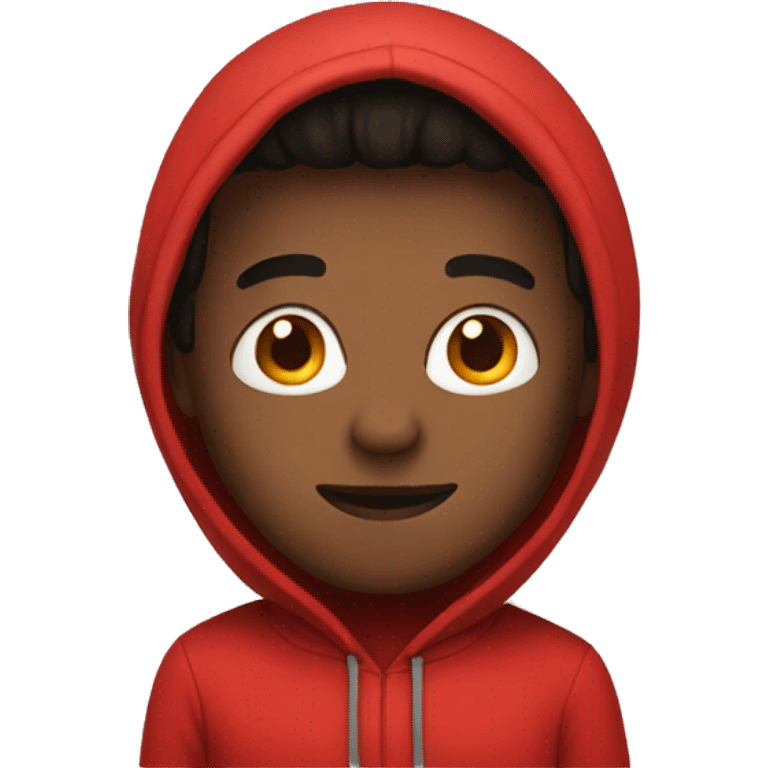 guy in the red hoodie emoji