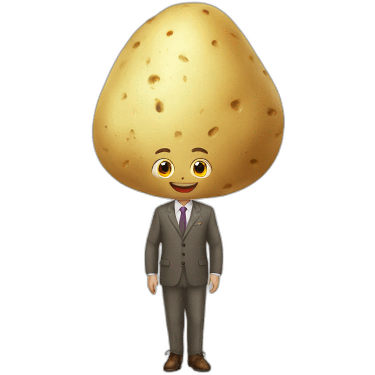 potato fairy business-suit emoji