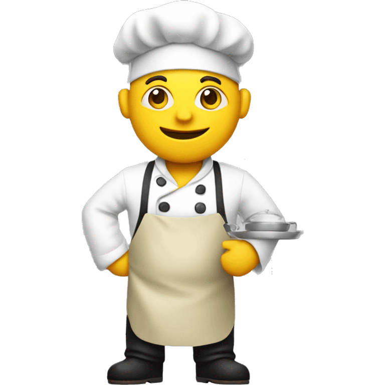 Chef, yellow skin, camera in hand  emoji