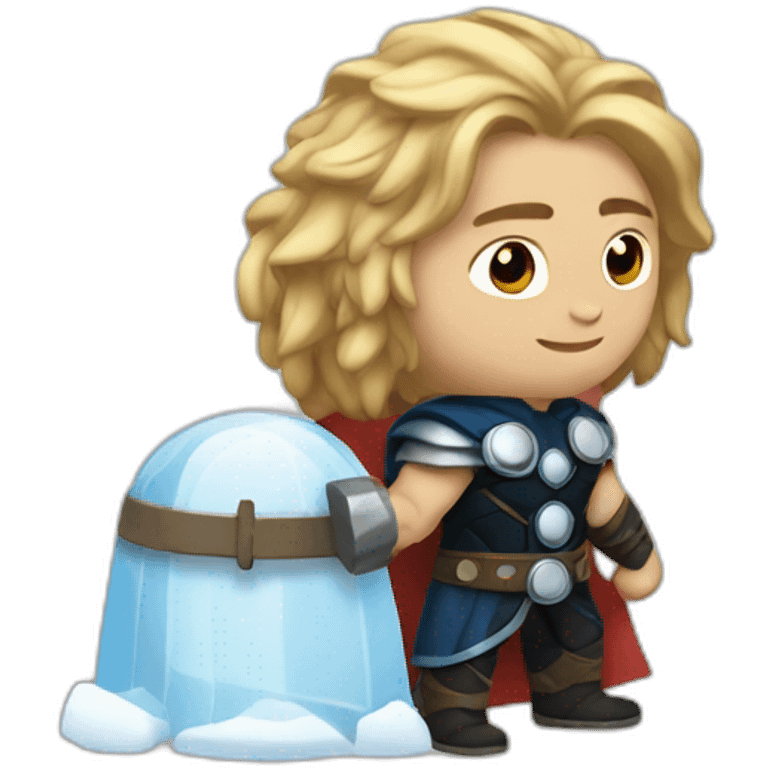 thor holding igloo emoji