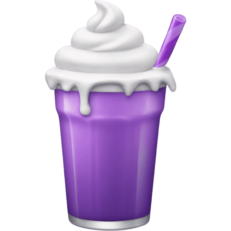 purple milkshake  emoji