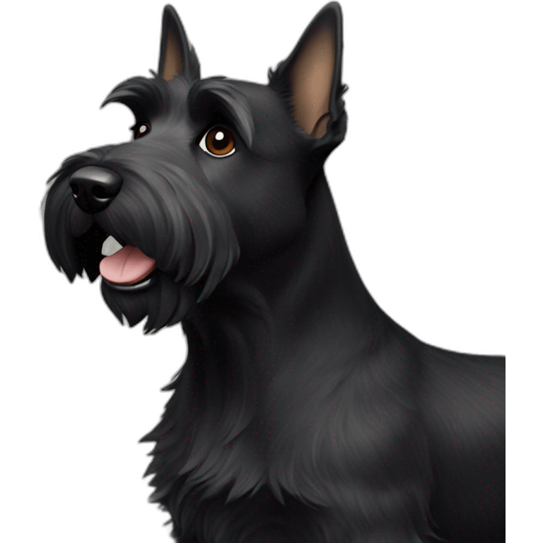 Scottish terrier male emoji