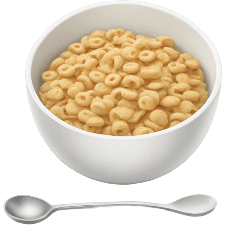 A bowl of cereal milk and a spoon emoji