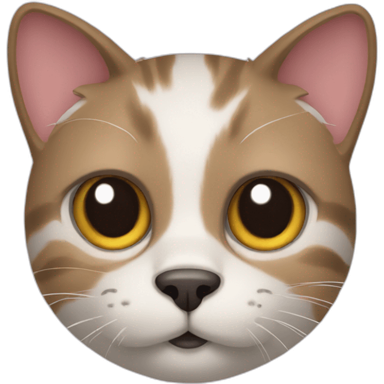 cat with dog head emoji