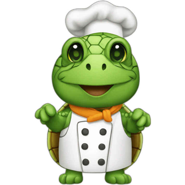 Chef turtle emoji