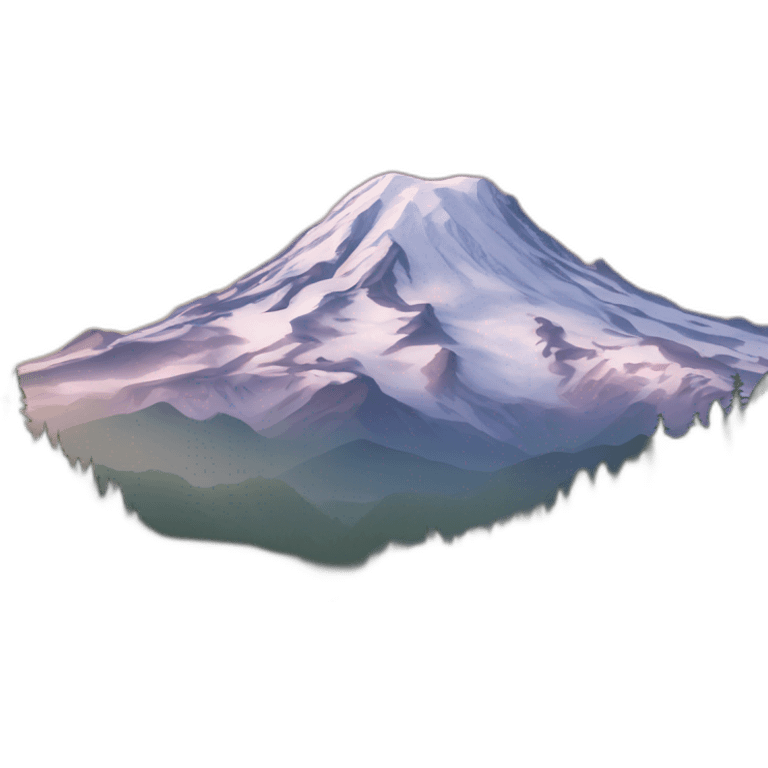 🏔️🌄🏞️ Mount Rainer  emoji