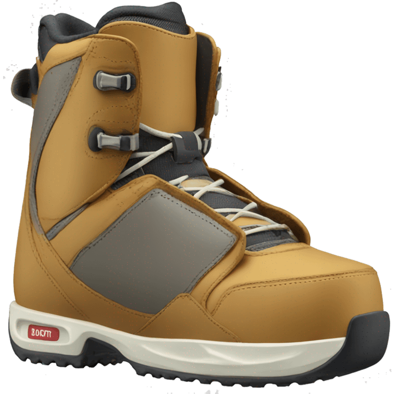 snowboarding boot, burton, boa emoji