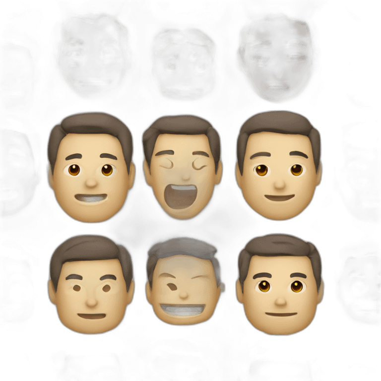 墨镜戴在头顶上，金发少年，帅哥 emoji