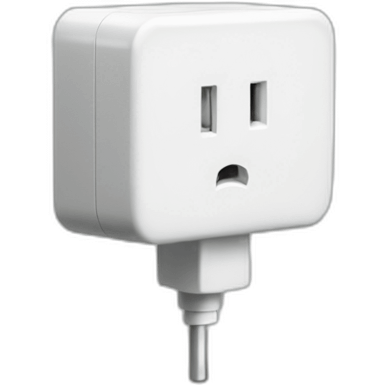 3 prong plug angled view emoji