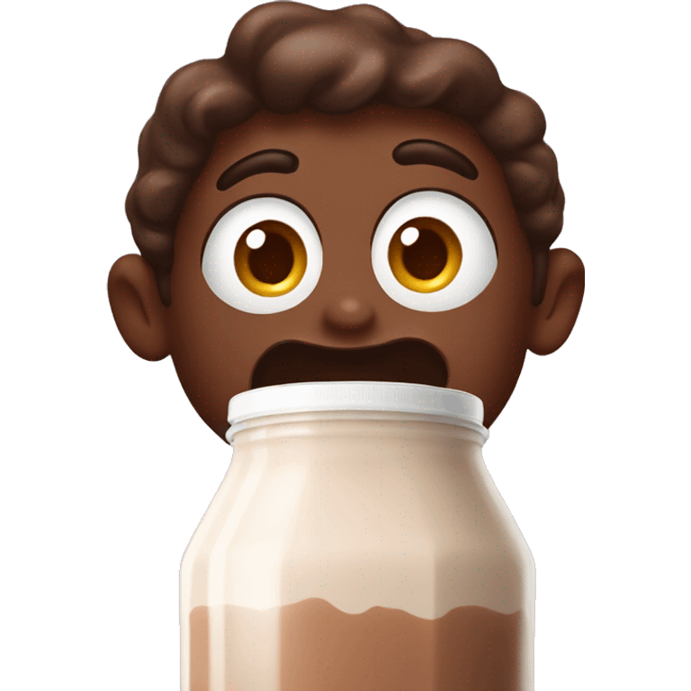 chocolate milk emoji