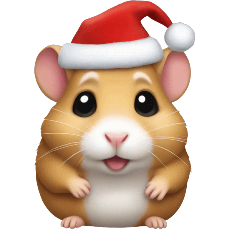 hamster christmas  emoji