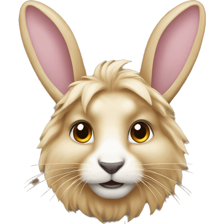 Lionhead rabbit emoji