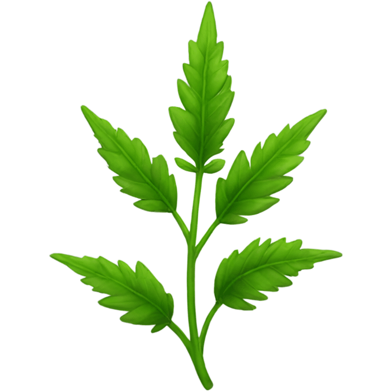 Weed plant emoji