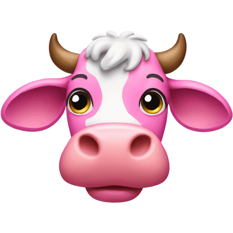 pink cow  emoji