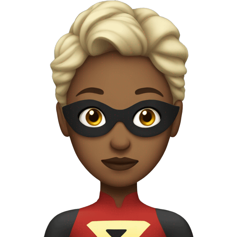 Erin as superhero  emoji