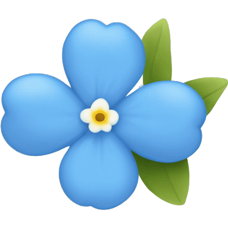 Forget me not flower emoji