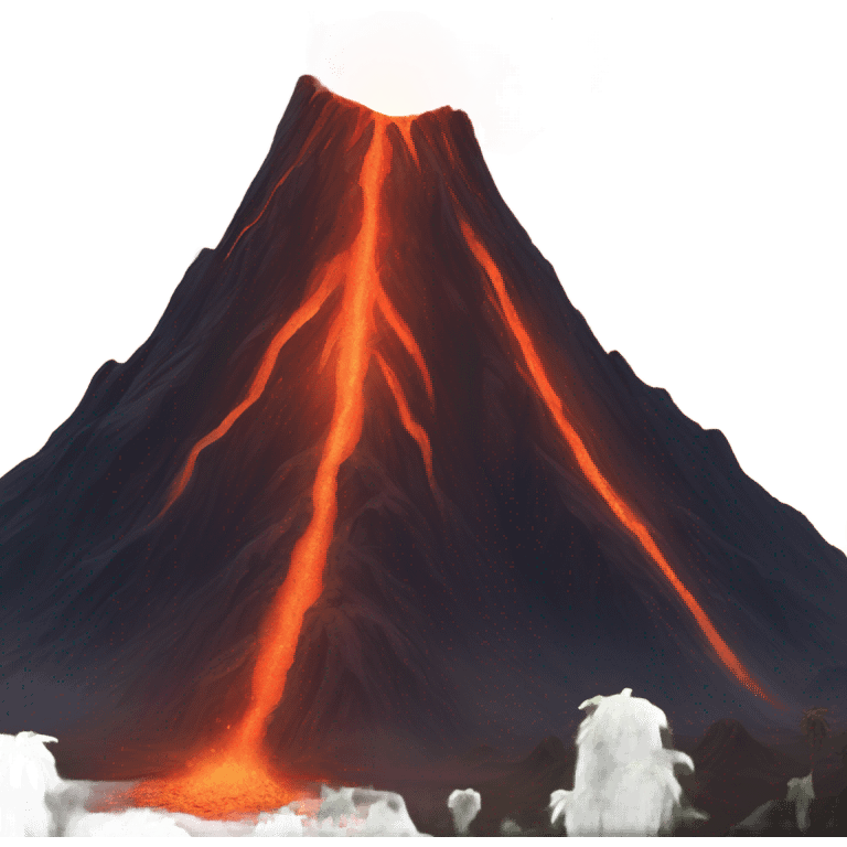 Volcano  emoji