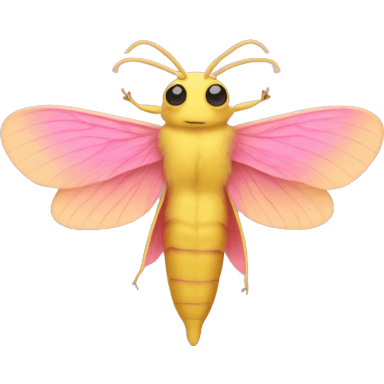 rosy maple moth emoji