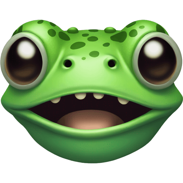 frog alien emoji