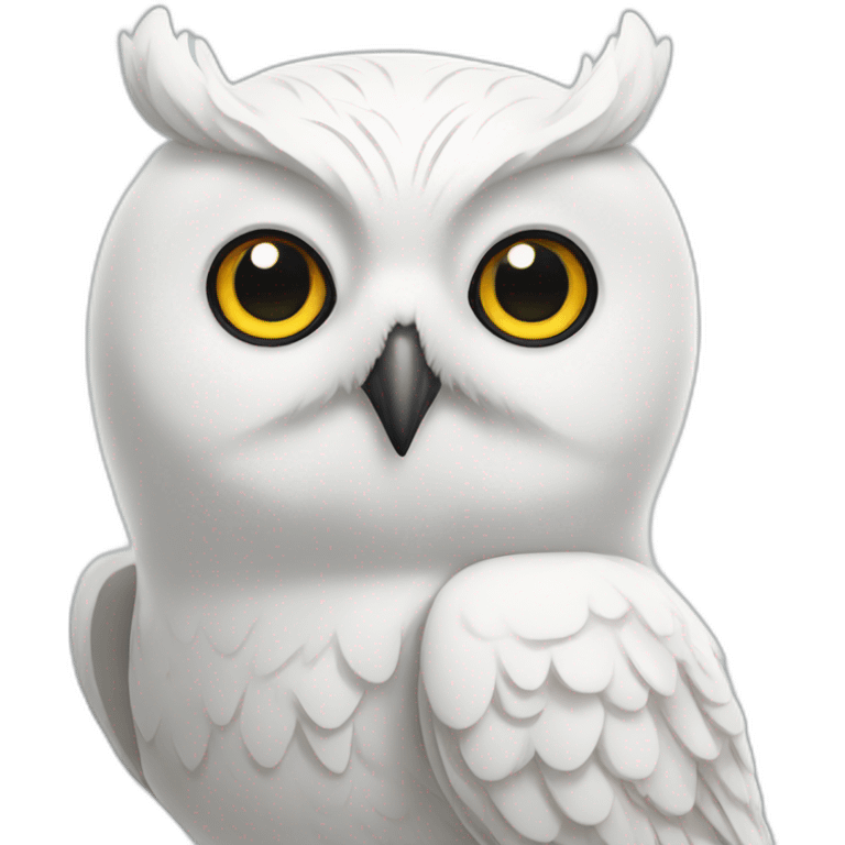 white owl emoji