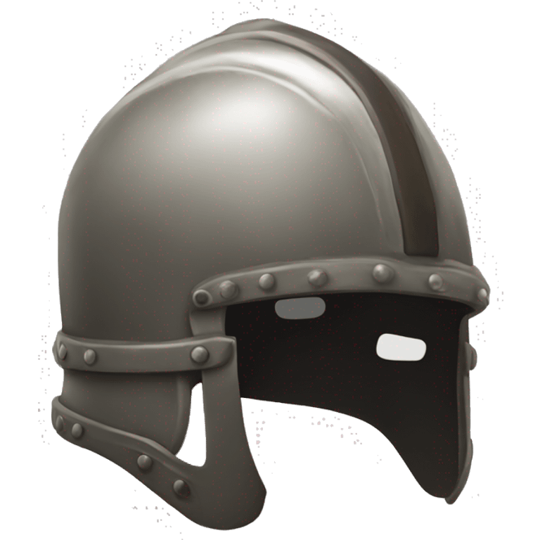 spatan helmet side view color emoji