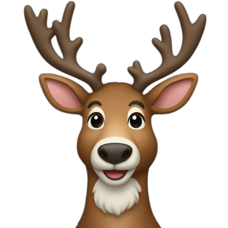 reindeer emoji