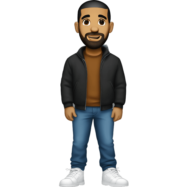 Drake with big feet emoji