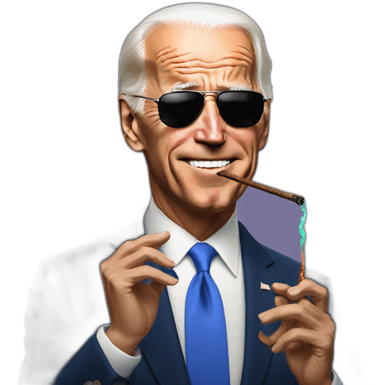 Joe biden smokes hookah emoji