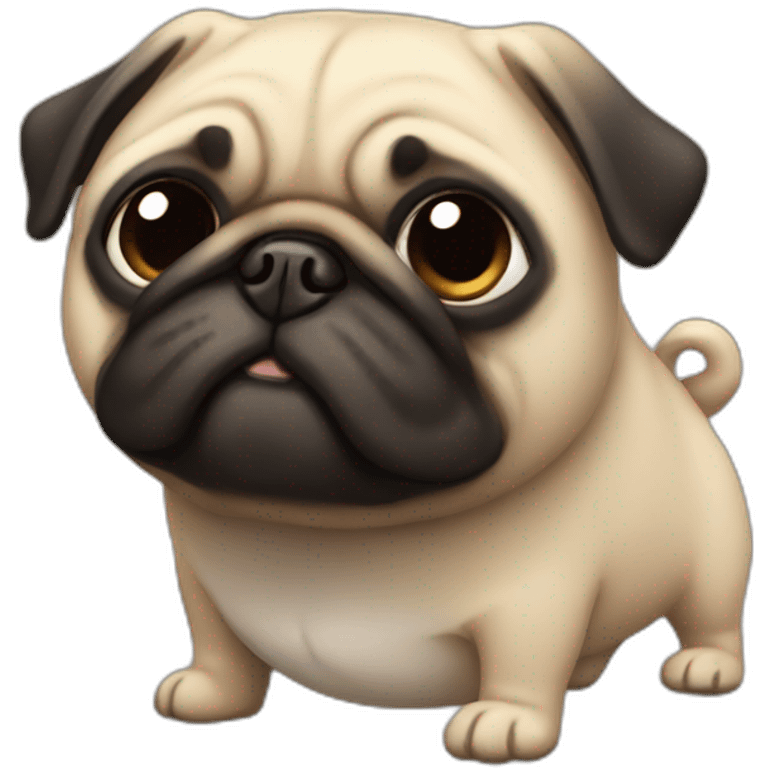 Pug body emoji