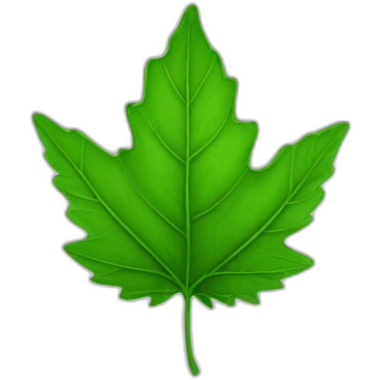 Canabis leaf emoji