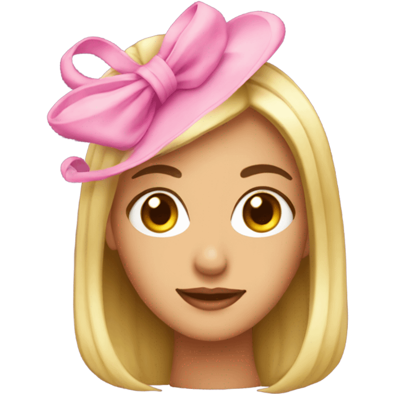 Rebecca wearing a fascinater ￼ emoji