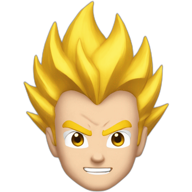 vegeta hair curly emoji