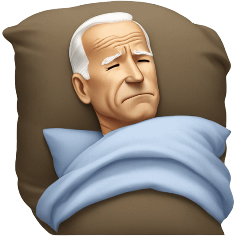 Joe Biden sleeping while standing emoji