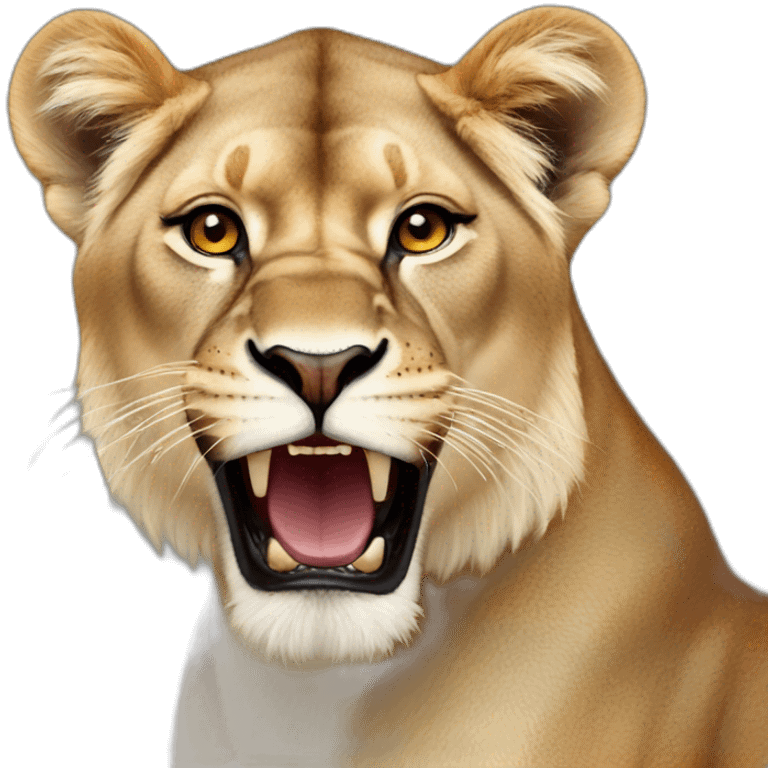 Red lioness emoji