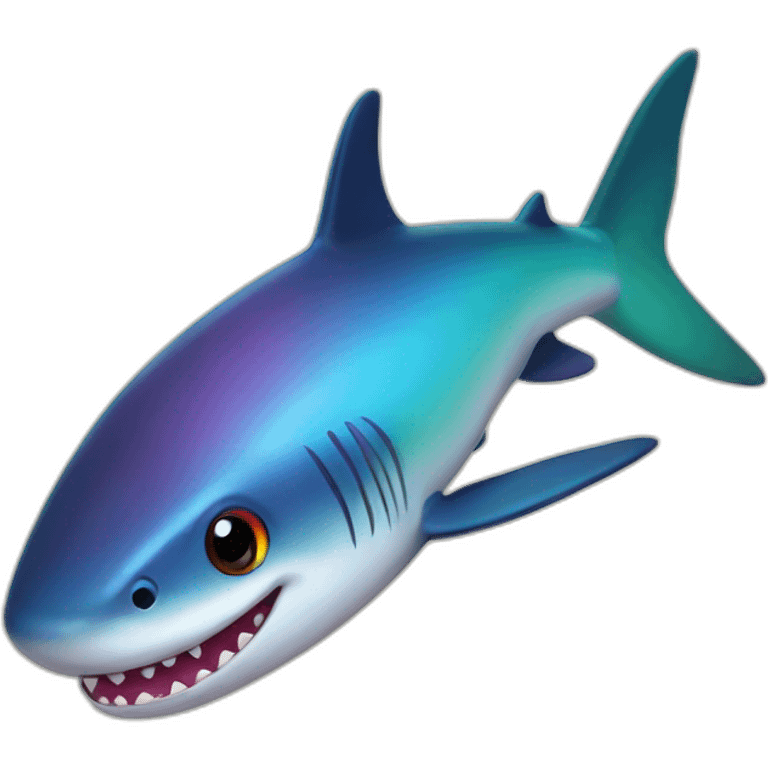 Rainbow Shark emoji