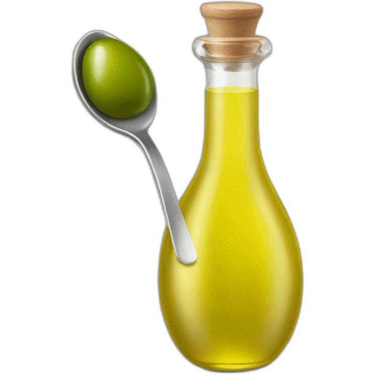 one tablespoon with olive oil emoji