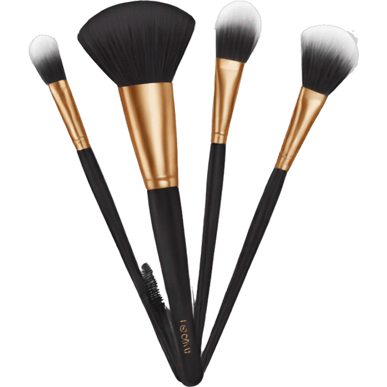 Holding make up brushes emoji