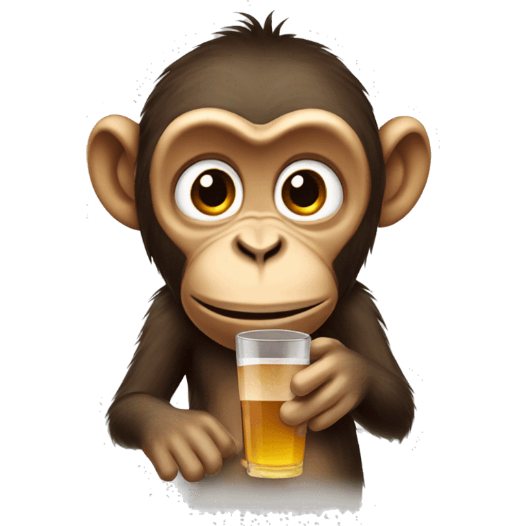 thirsty monkey  emoji